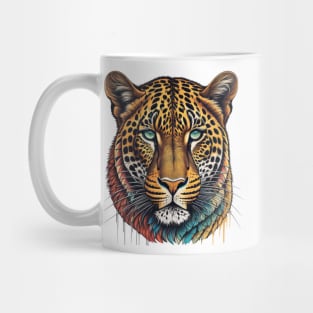 Leopard Face Print Mug